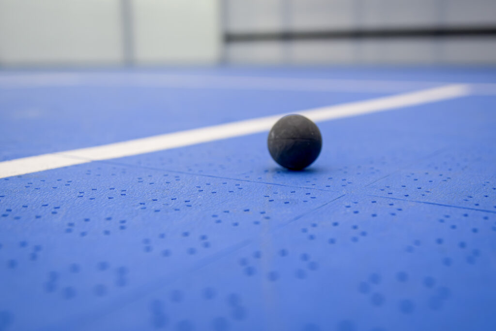 Rubber sports floor on an indoor squash court in Dublin